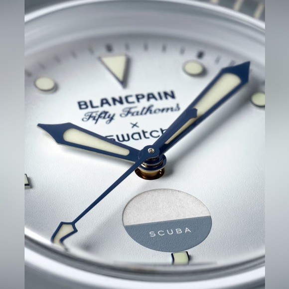 ANTARCTIC OCEAN SO35S100 SWATCH BLANCPAIN WHITE NEW - Picture 4 of 6